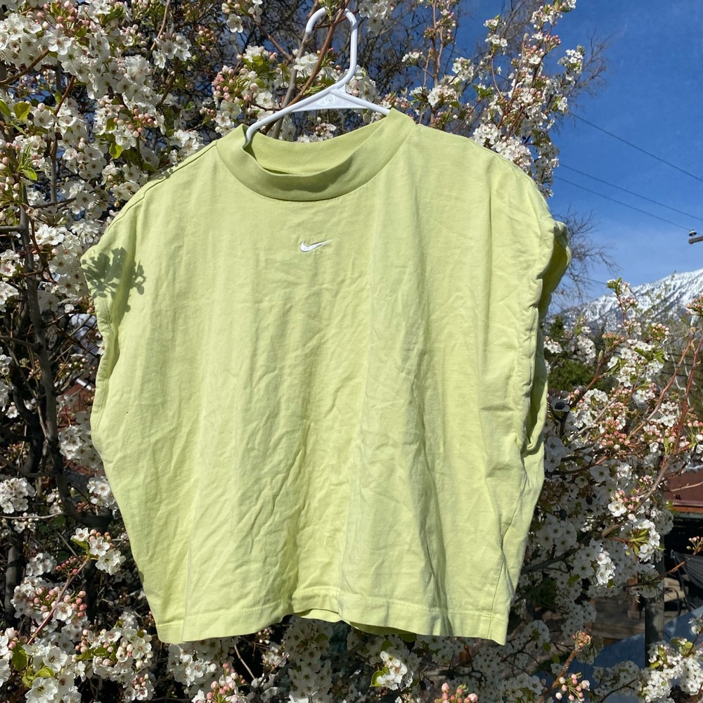 Nike Lime Green Muscle Tee